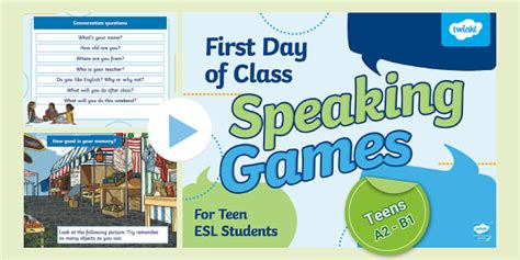 esl teaching games|ESL First Day of Class Games .